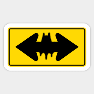 Bat Arrow Graffiti Sticker